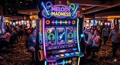 melody madness 400x218 - The Rise of Music-themed Slot Games and Their Popularity